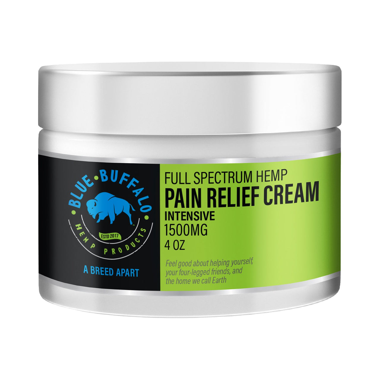 CBD Pain Relief Cream:  INTENSIVE Formula | 4oz | 1500mg Hemp Oil extract