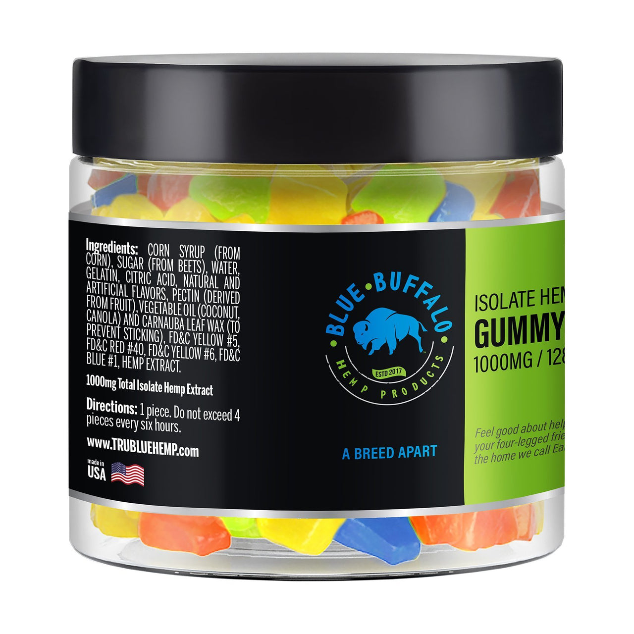 Full Spectrum CBD Gummy Bears 1000 mg | 128 Bears